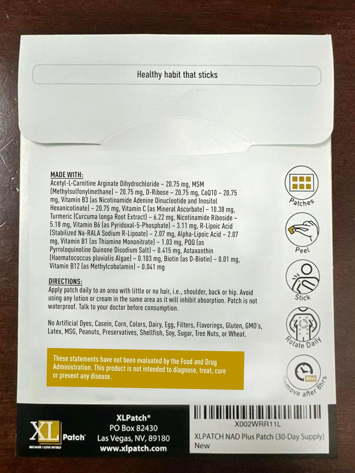 XLPATCH NAD Patches - 30 Count - image 2