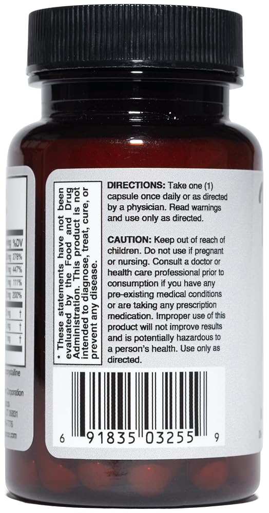 Visigard Natural Eye and Vision Support Supplement - 30 Vegetarian Capsules - image 2