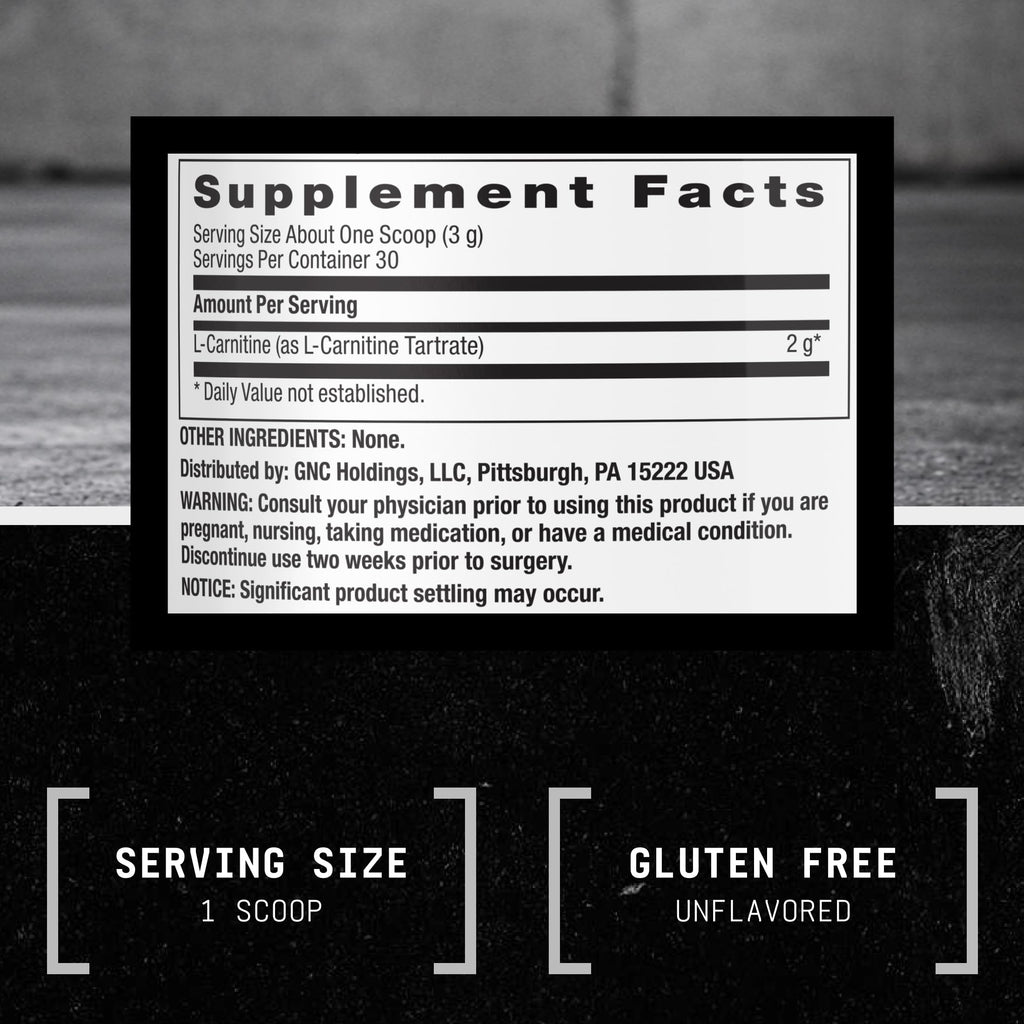 BEYOND RAW GNC L-Carnitine Powder - 30 Servings - image 8
