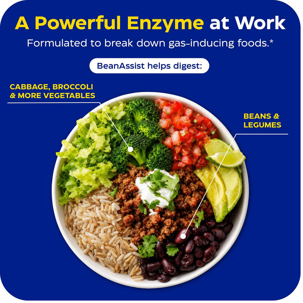 Enzymedica BeanAssist Digestive Enzyme - 30 Capsules - image 5