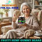 Healthergize Hemp Gummies for Sleep and Relaxation - 90 Gummies - image 3