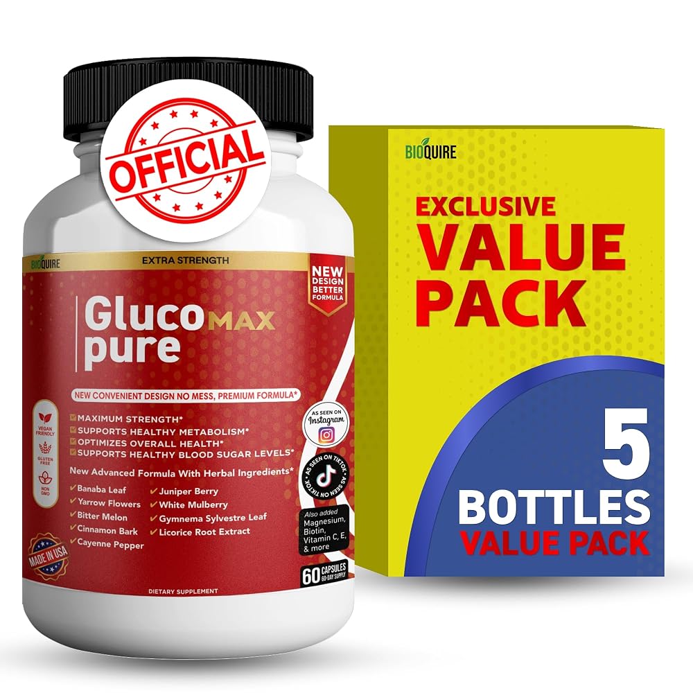 BIOQUIRE Gluco Max Pure Ultra Dietary Supplement