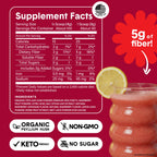 Bellway Super Fiber + Fruit, Organic Psyllium Husk Powder, Sugar-Free
