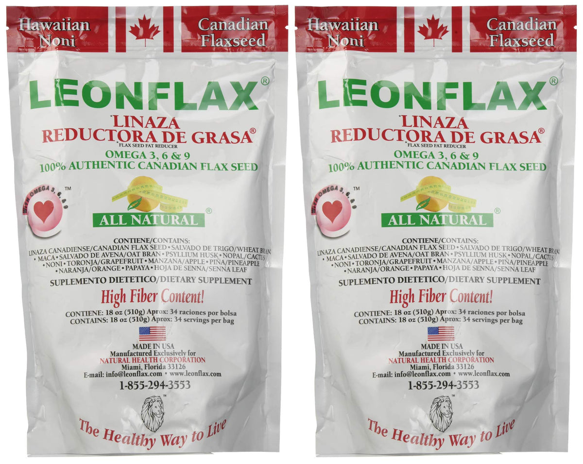 Quilom Leonflax 100% Canadian Flax Seed Powder - 36 Ounces (Pack of 2) - image 4