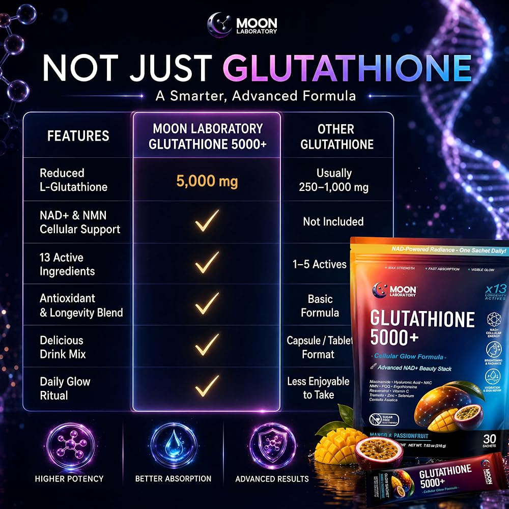 Moon Laboratory Reduced L-Glutathione 5000mg Powder Drink