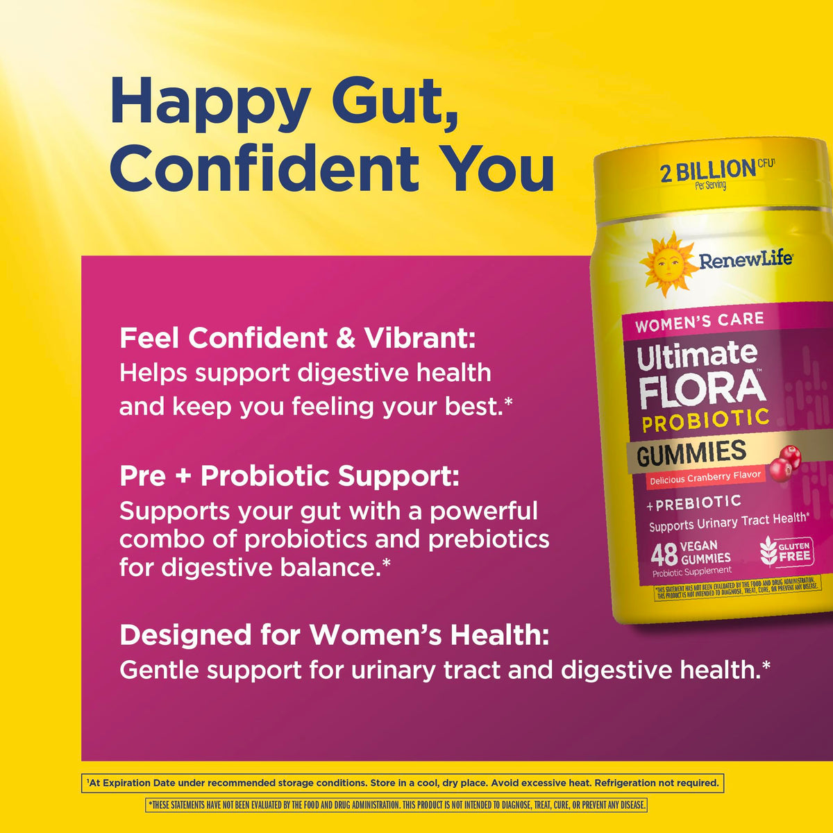 Renew Life Women's Probiotic Gummies 2 Billion CFU - 48 Count - image 5