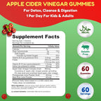 SHIFAA NUTRITION Apple Cider Vinegar Gummies - 60 Count - image 2