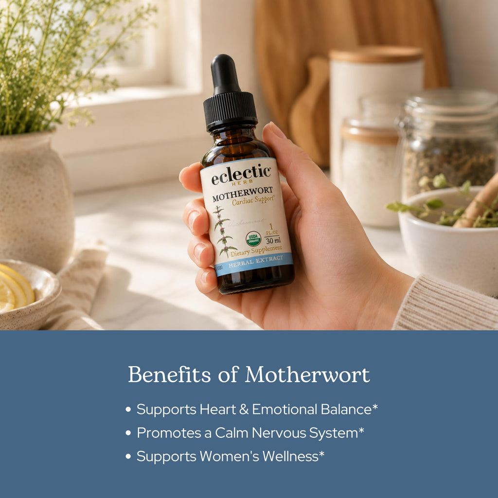 Eclectic Institute Motherwort Extract Circulatory Support - 2 fl oz - image 4