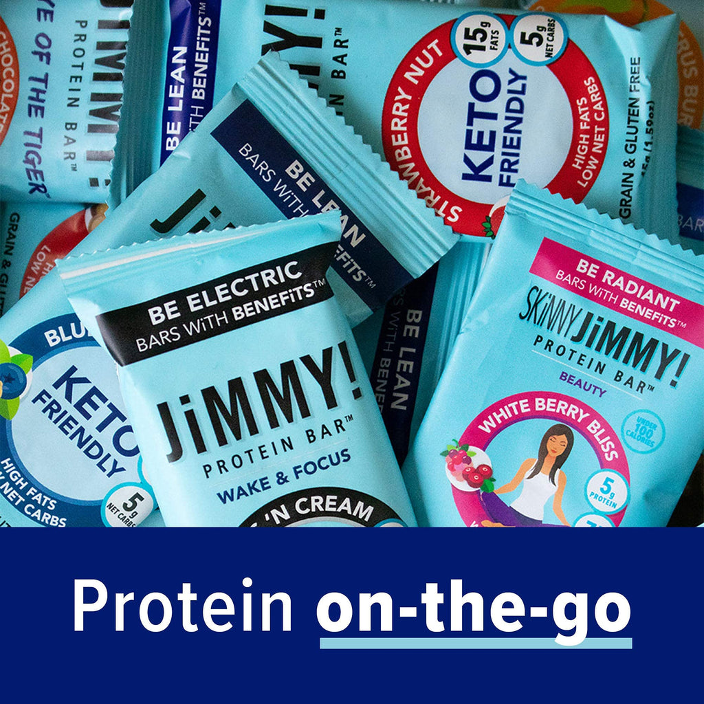 JIMMYBAR JiMMY! Keto Protein Bar Blueberry Nut - 12 Count - image 8