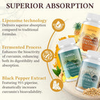 Mystidow Spike Support Trio Liposomal Nattokinase, Bromelain & Curcumin - image 5