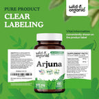 Wild & Organic Arjuna Bark Capsules - Antioxidant Support