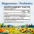Vitalitown Magnesium Complex 376mg with Probiotics - 60 Capsules - image 2