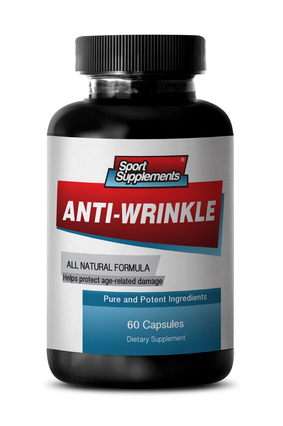 Sport Supplements Niacinamide & Vitamin C Anti-Wrinkle Capsules - 60 Capsules