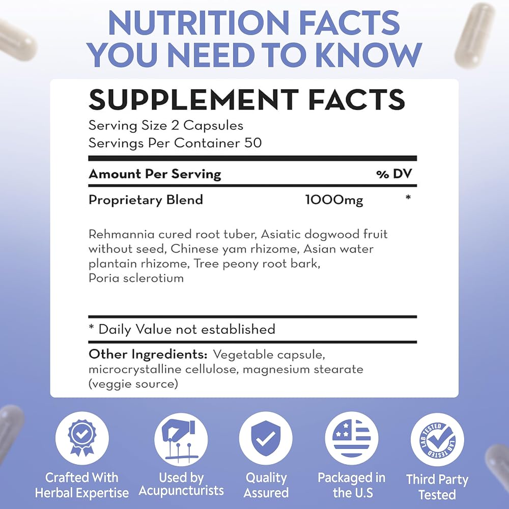 DAO Labs Six Ingredient Pill with Rehmannia - 100 Capsules - image 6