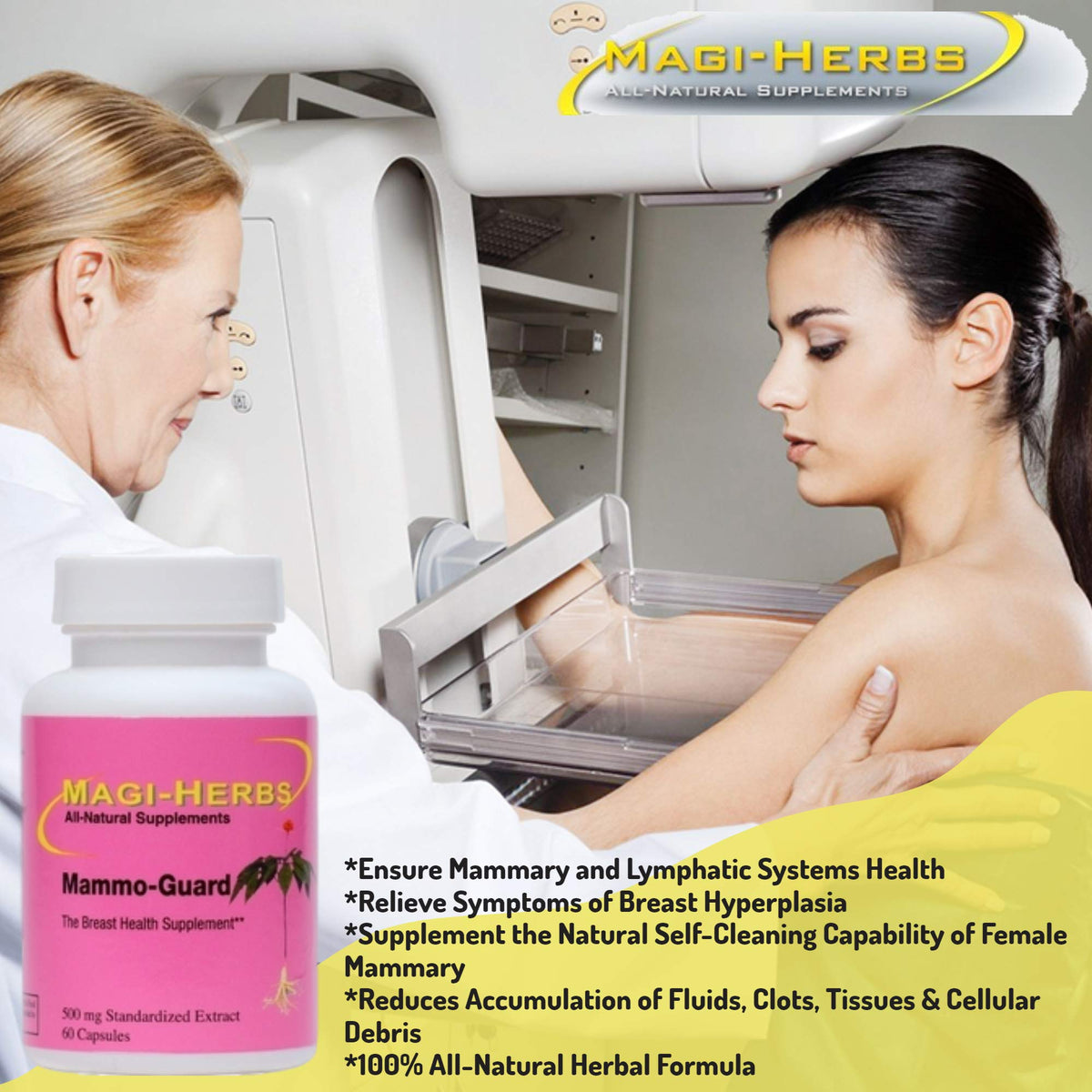 Magi-herbs Mammo Guard 500 mg - 60 Capsules - image 3