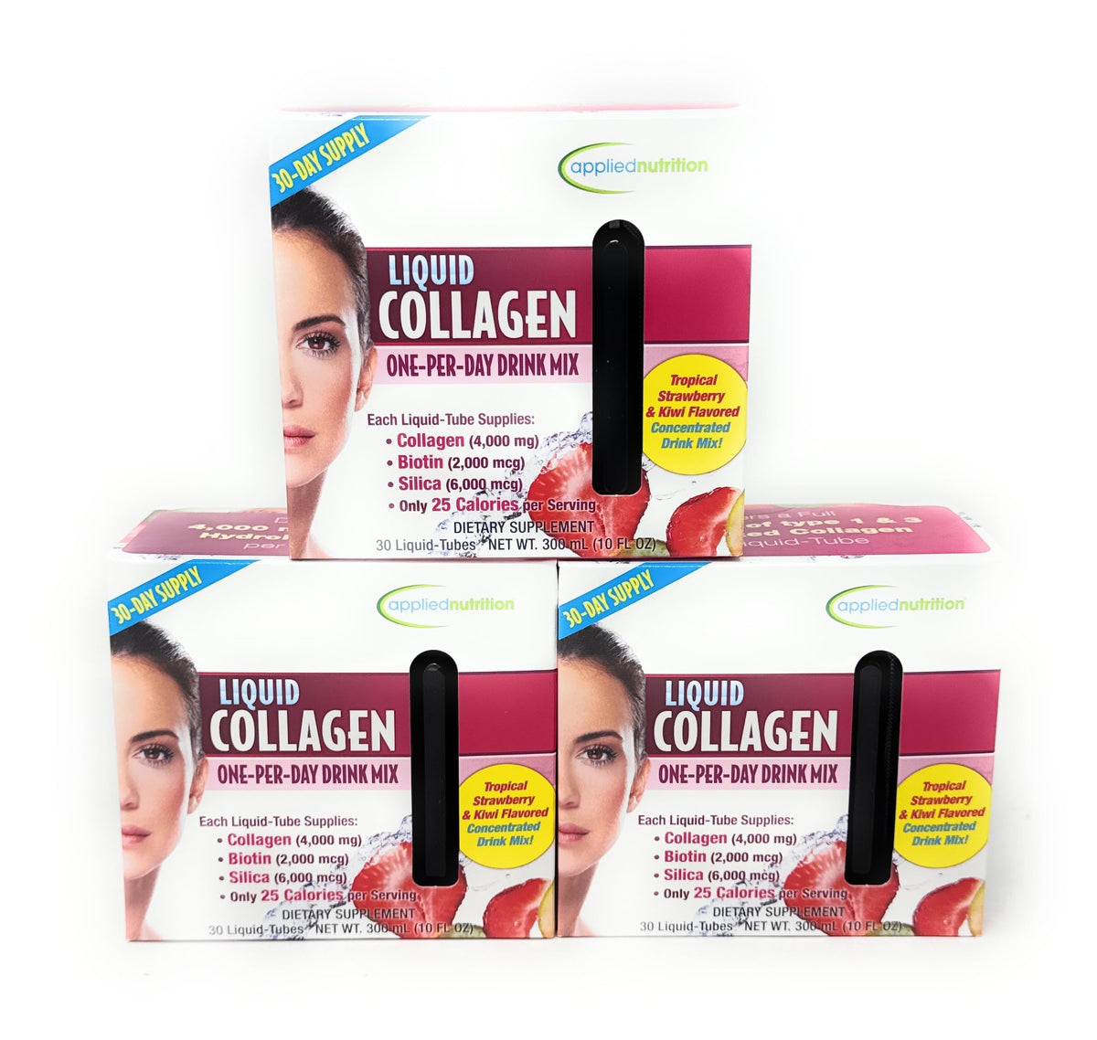 Applied Nutrition Liquid Collagen Strawberry & Kiwi (30 Count)