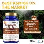 Granions KSM-66 Ashwagandha Stress & Focus Support - 90 Capsules - image 4