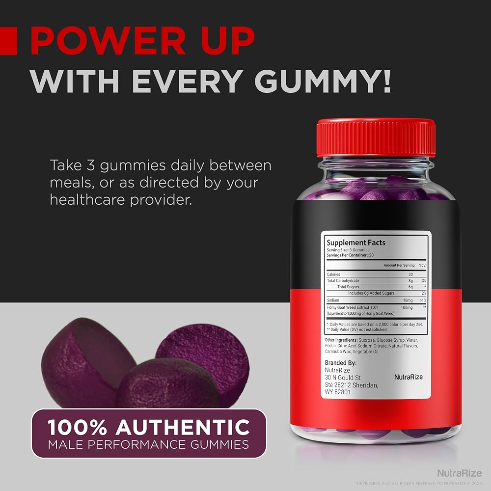 NutraRize Primal Testo Boost RX Gummies for Men - 60 Gummies - image 8