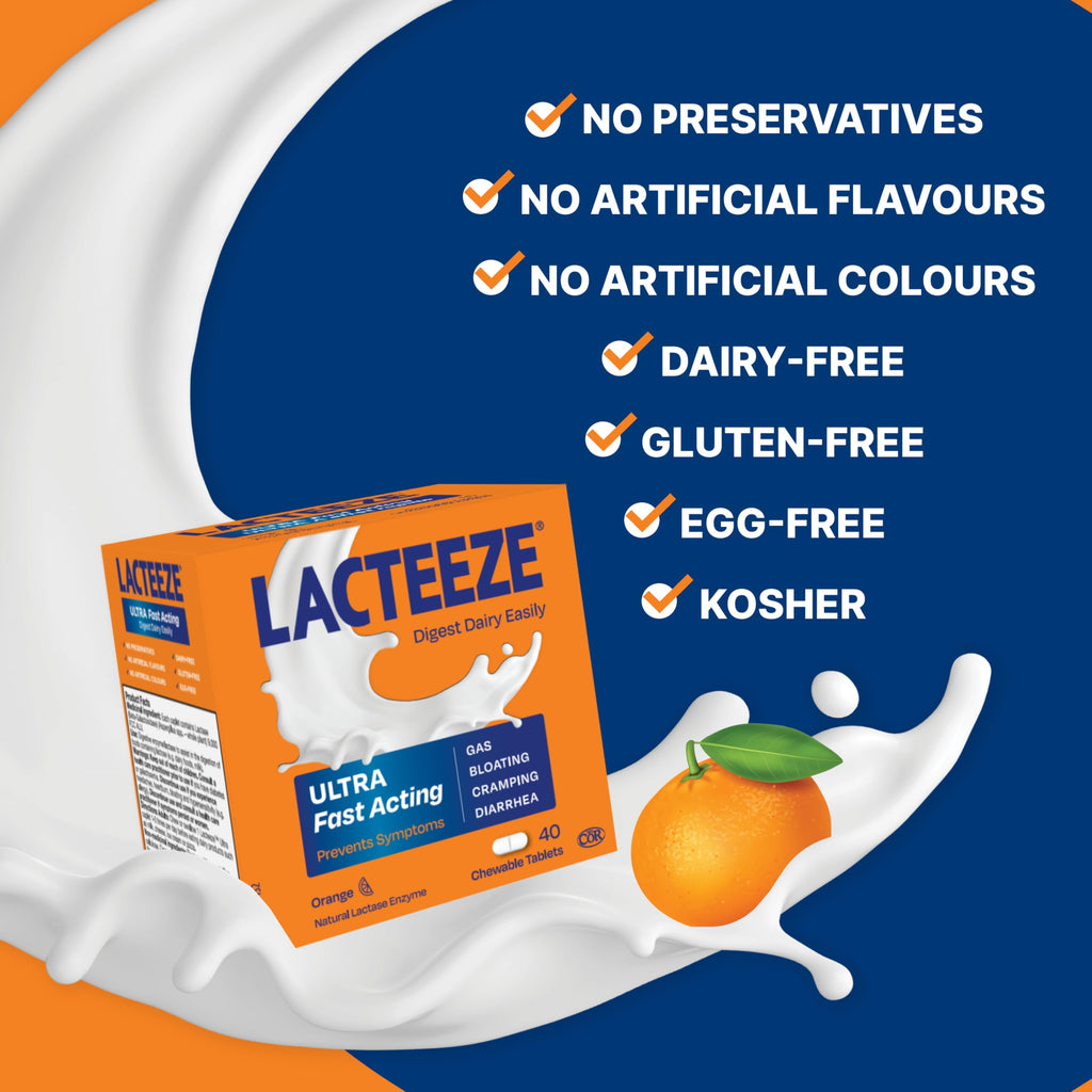 Lacteeze Ultra Digestive Enzyme Caplet - 40 Caplets - image 5