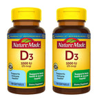 Nature Made Vitamin D3 1000 IU Softgels - 200 Count