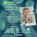 biophix Ox Bile 1000 mg with BioPerine - 120 Vegetarian Capsules - image 3