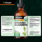 BIO KRAUTER USDA Organic Cleavers for Lymphatic Drainage & Detox - image 9