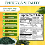 Sunlit Best Organic Chlorella Spirulina Tablets - 500 Count - image 3