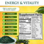 Sunlit Best Organic Chlorella Spirulina Tablets - 1000 Count - image 3