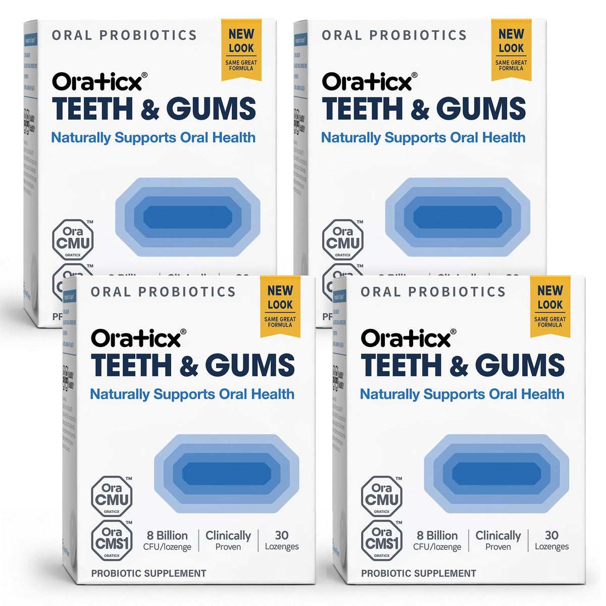 OraTicx Teeth & Gums Oral Probiotics Lozenge - 120 Count