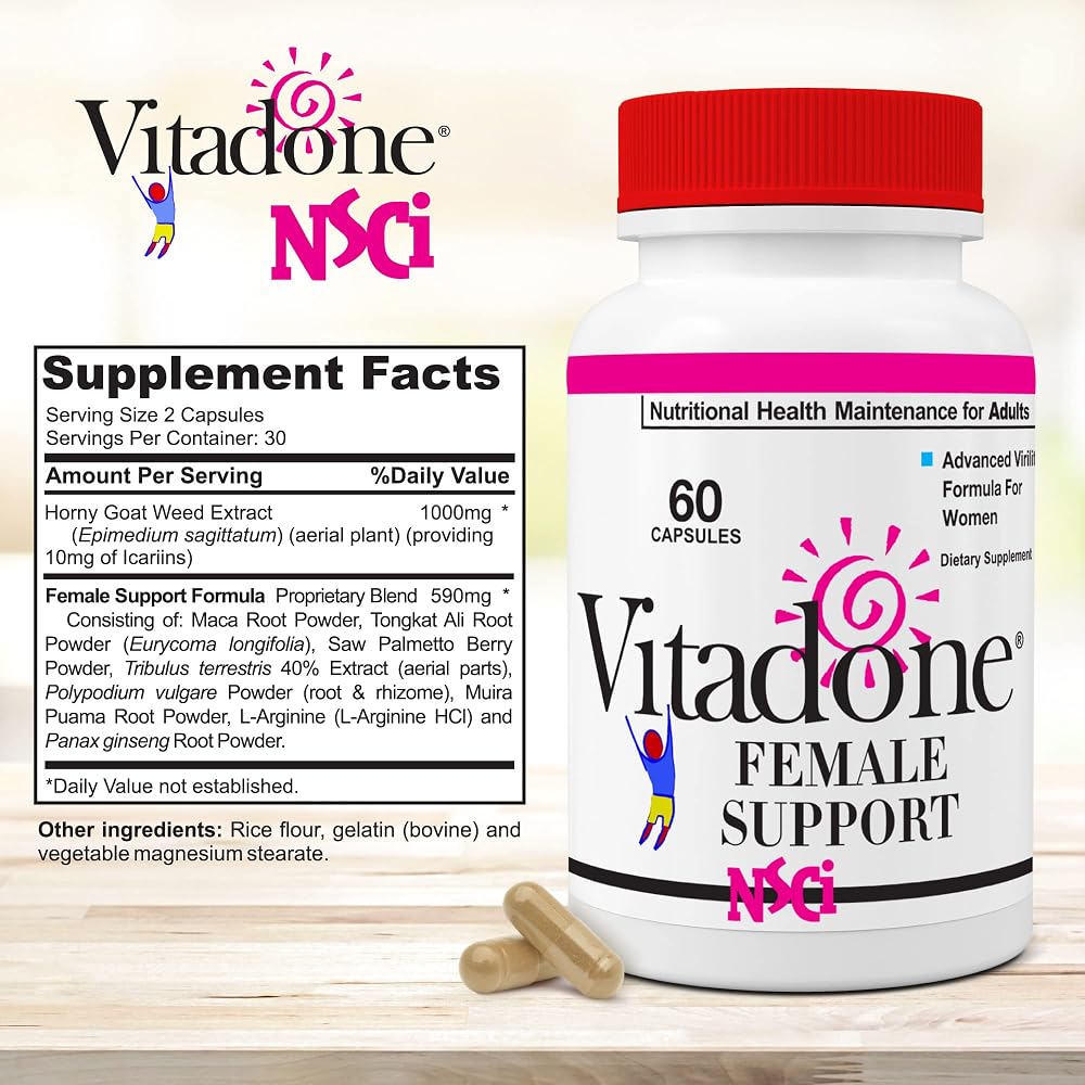 Vitadone Female Supplement Women's Wellness Blend - 60 Capsules - image 2