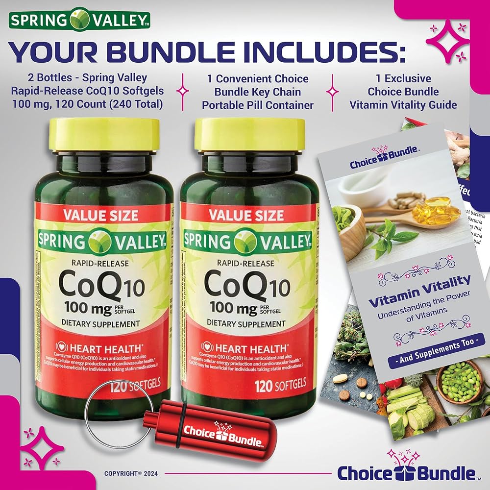 Choice Bundle Spring Valley Rapid-Release CoQ10