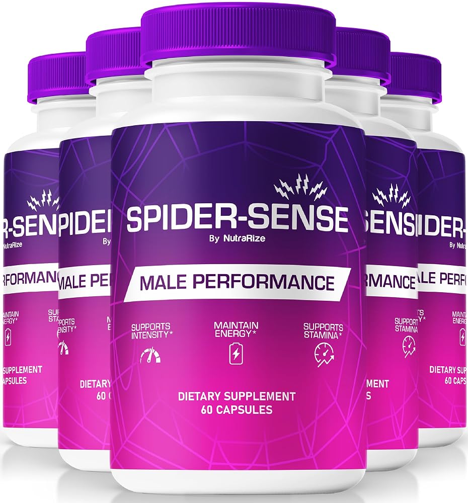 NutraRize Spider-Sense Pills for Men - 300 Capsules