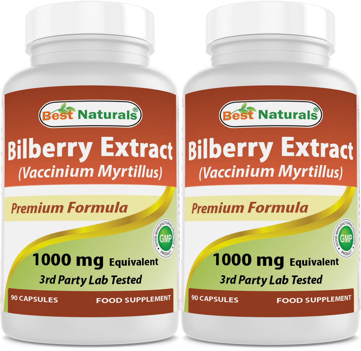 Best Naturals Bilberry 1000 mg - 180 Capsules
