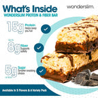 WonderSlim High Protein High Fiber Bars Fluffy S'more Crisp - 7 Pack - image 4