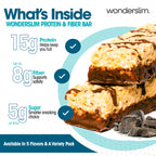 WonderSlim High Protein High Fiber Bars Fluffy S'more Crisp - 7 Pack - image 4
