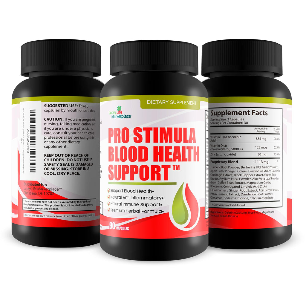 Generic Pro Stimula Blood Health Support Berberine Formula - 1 Bottle - image 4