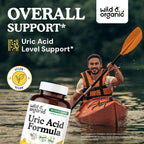 Wild & Organic Uric Acid Formula Capsules - Uric Acid Cleanse Support