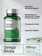Horbäach Ginkgo Biloba 120 mg - 240 Tablets - image 3
