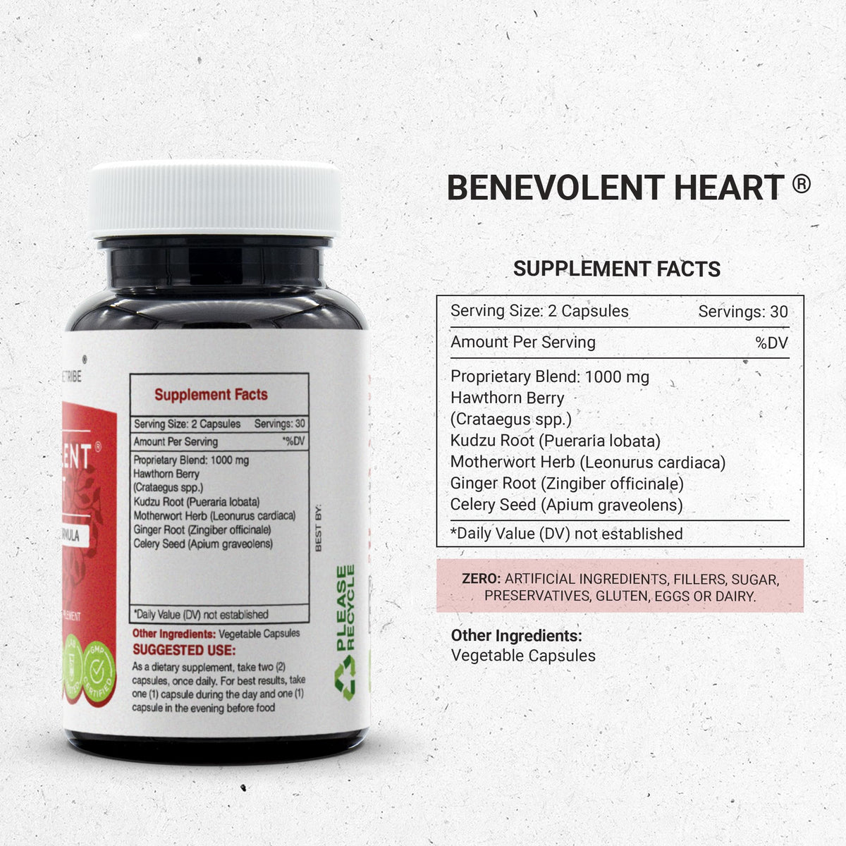 Secrets of the Tribe Benevolent Heart 60/120 Capsules
