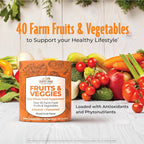Country Farms Fruits and Veggies Gummies - 60 Count - image 3