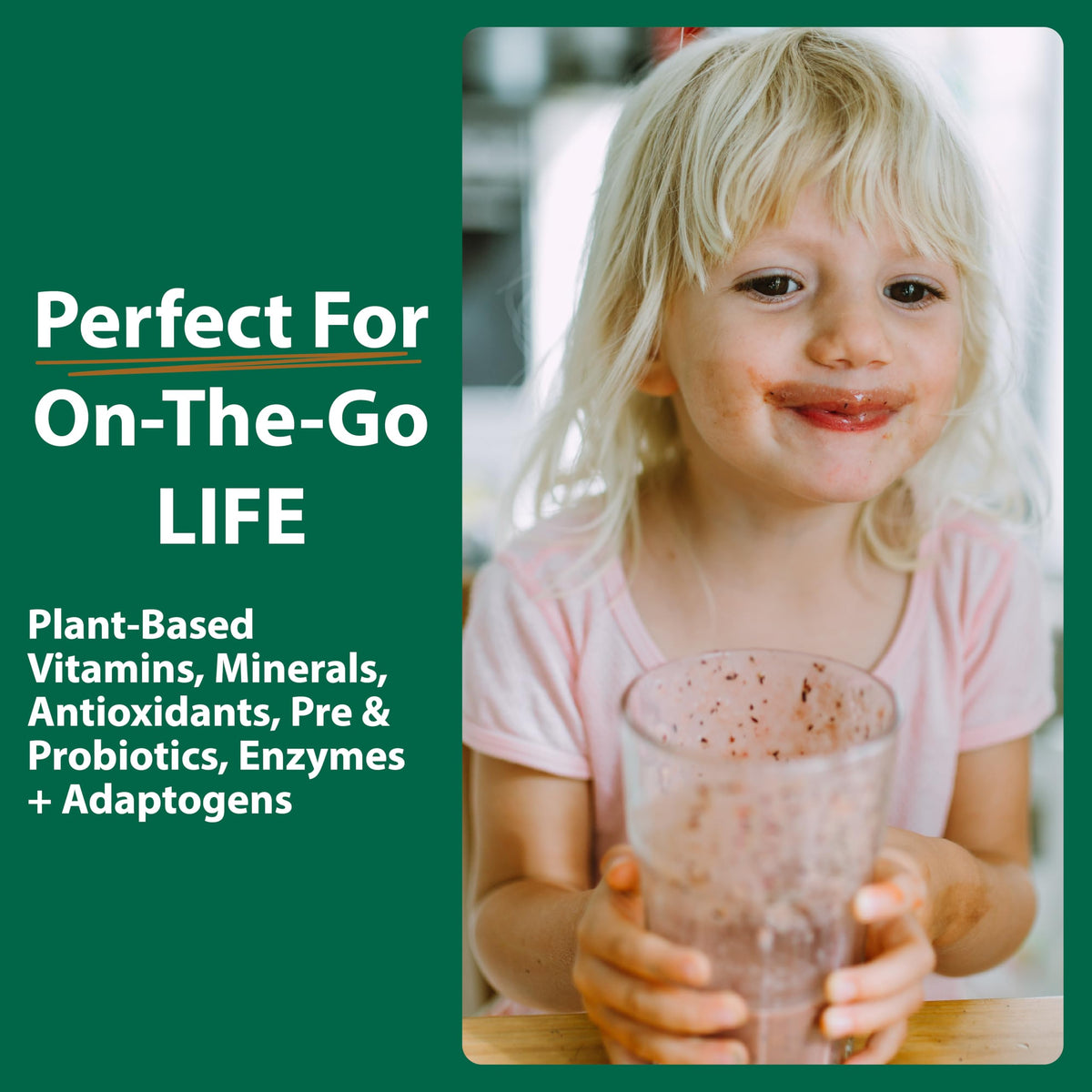 MacroLife Naturals Macrococo Greens Kids Superfood Powder, Chocolate - 7oz - image 4