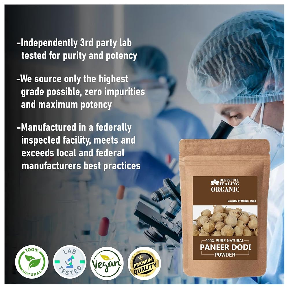 Blessfull Healing Organic Paneer DODI Powder 100% Pure Natural 200
