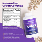 Paleovalley 100% Grass Fed Organ Complex - 168 Capsules - image 2