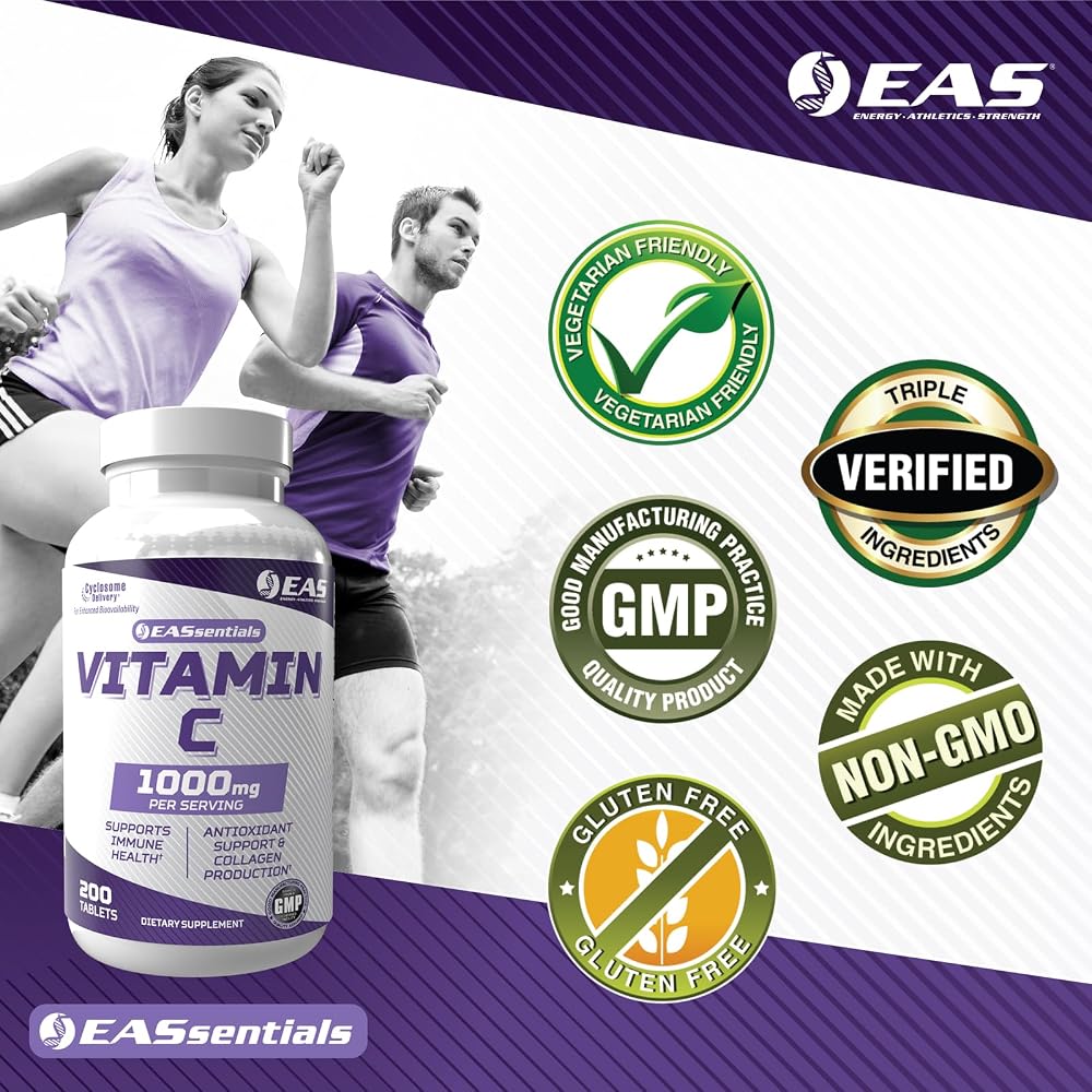 EAS Vitamin C 1000mg Cyclosome Delivery - 200 Tablets - image 5