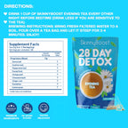 SkinnyBoost Daytime Teas, 3 Evening Detox Teas Non GMO, Vegan, All