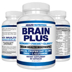 Arazo Nutrition Brain Function Supplement Memory & Focus - 60 Capsules - image 6