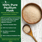 Potent Garden Psyllium Husk Capsules Soluble Fiber - 240 Capsules - image 4