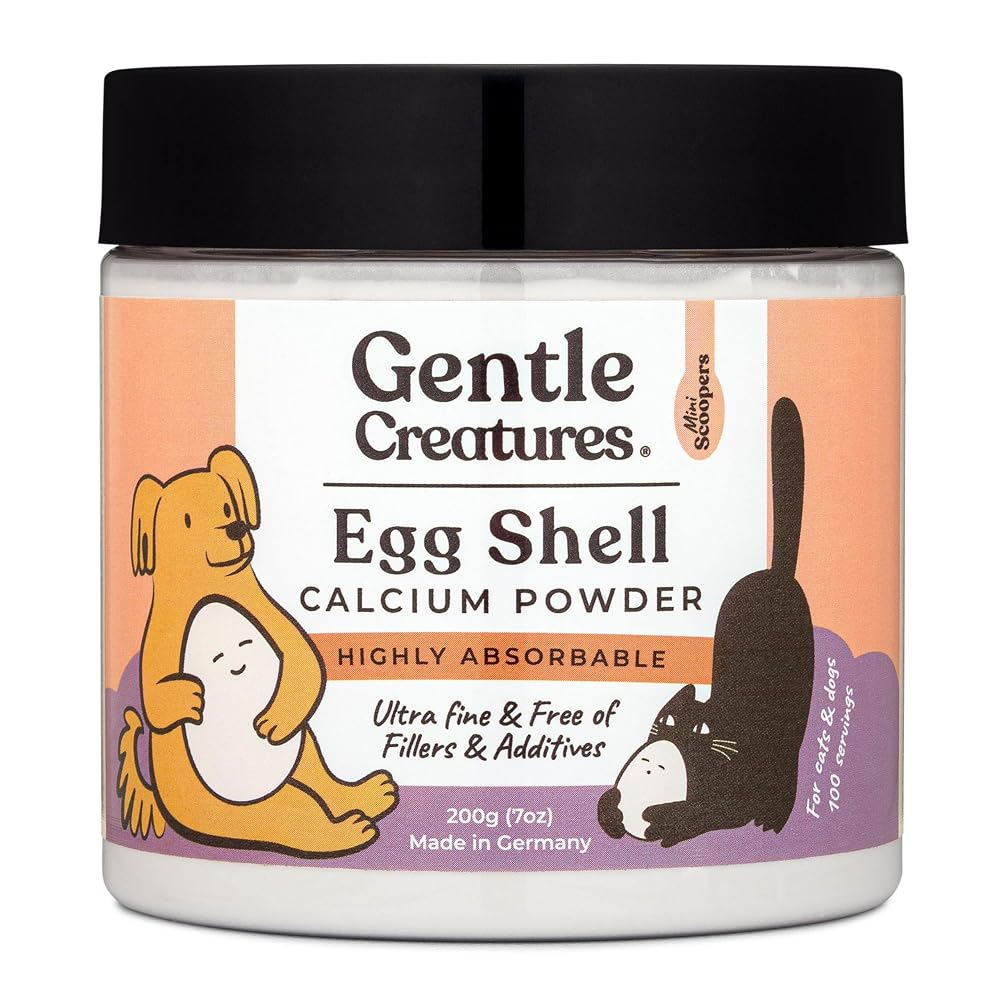 Gentle Creatures Eggshell Calcium Powder for Dogs & Cats - 7 oz