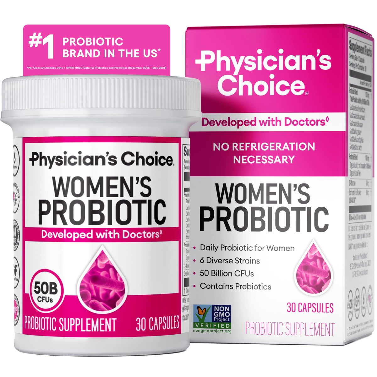 Physician's CHOICE Women's Probiotic 50 Billion CFU - 30 Capsules