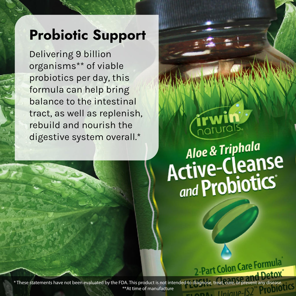 Irwin Naturals Aloe & Triphala Active Cleanse + Probiotics - 60 Softgels - image 5